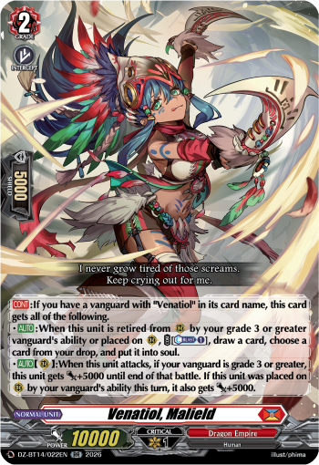 Venatiol, Malield (RR)