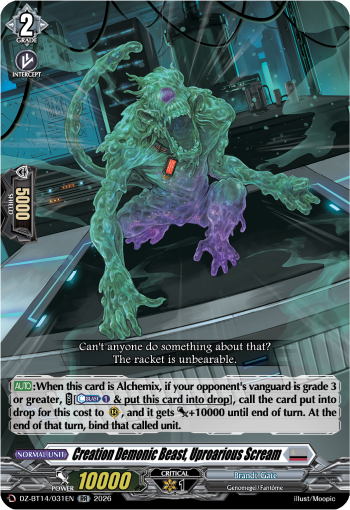 Creation Demonic Beast, Uproarius Scream (RR)