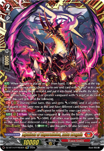 Mythisch of Unparalleled, Zalva Dragnia (FFR)