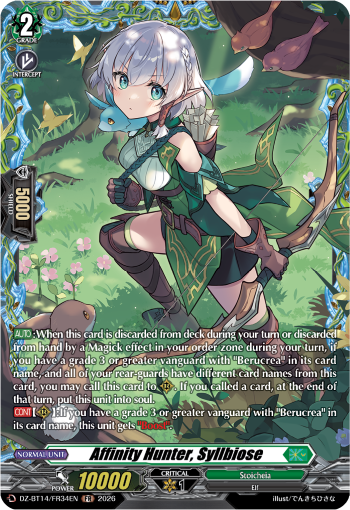 Affinity Hunter, Syllbiose (FR)