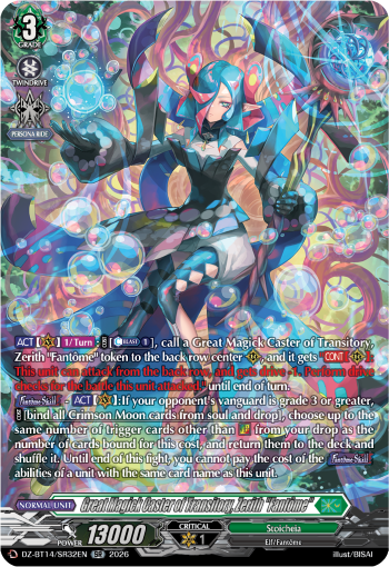 Great Magick Caster of Transitory, Zerith "Fantôme" (SR)