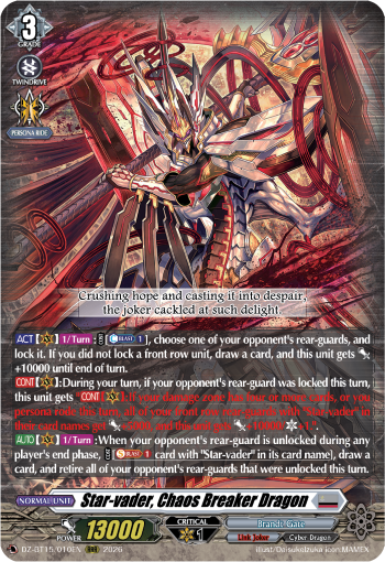 Star-vader, Chaos Breaker Dragon (RRR)