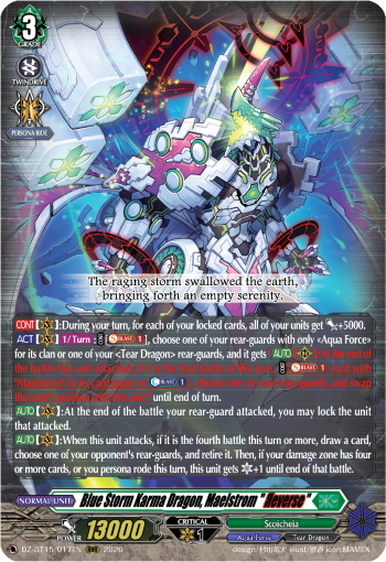 Blue Storm Karma Dragon, Maelstrom "Яeverse" (RRR)