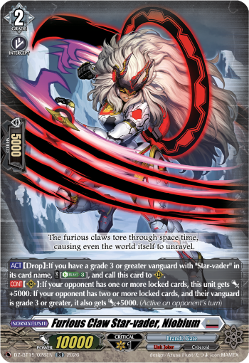 Furious Claw Star-vader, Niobium (RR)