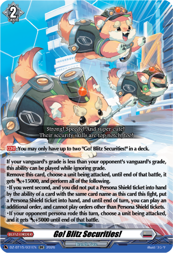 Go! Blitz Securities! (RR)
