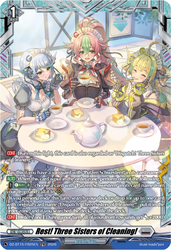 Rest! Three Sisters of Cleaning! (FR)