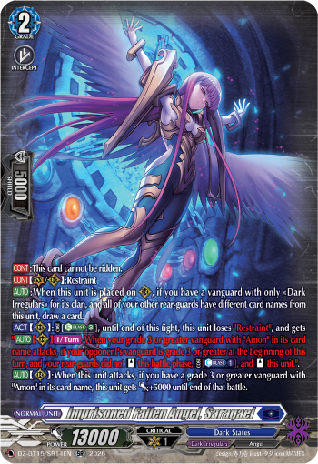 Imprisoned Fallen Angel, Saraqael (SR)