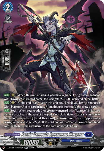 Fatale Demonic Spearman, Margars (SR)
