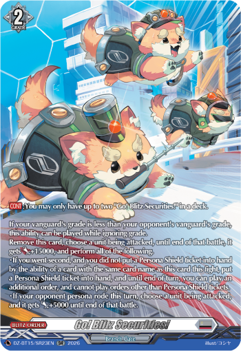 Go! Blitz Securities! (SR)