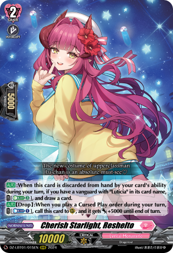 Cherish Starlight, Reshelto (RRR)