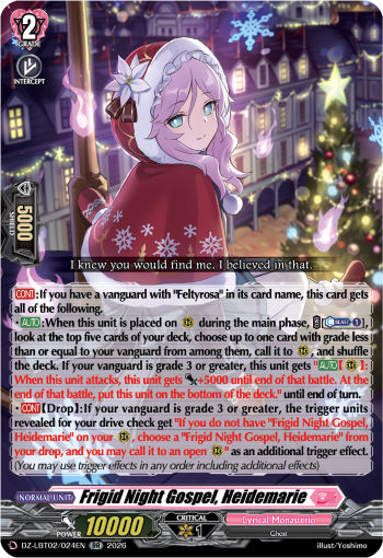 Frigid Night Gospel, Heidemarie (RR)