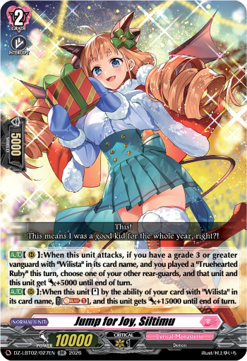 Jump for Joy, Siltimu (RR)