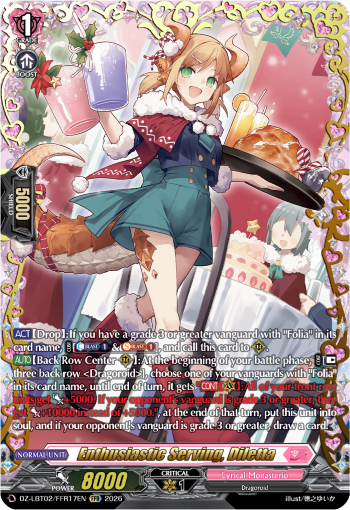 Enthusiastic Serving, Diletta (FFR)