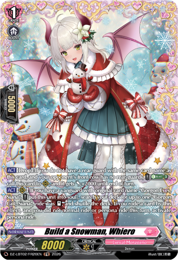 Build a Snowman, Whiero (FR)