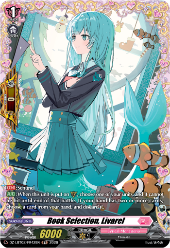 Book Selection, Livarel (FR)