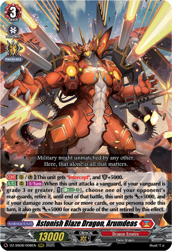 Astonish Blaze Dragon, Arumdeas (RRR)