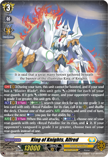 King of Knights, Alfred (RRR)