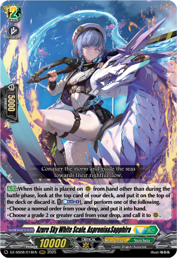 Azure Sky White Scale, Aspronia & Sapphira (RRR)