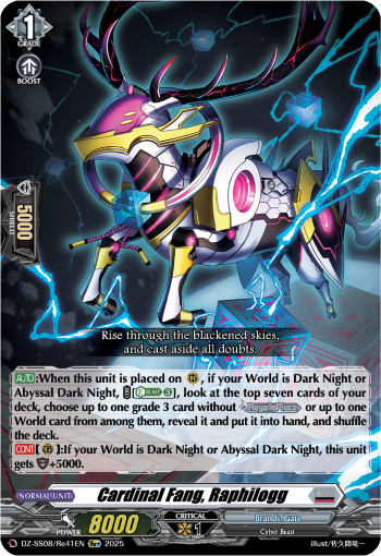 Cardinal Fang, Raphilogg (Re+)