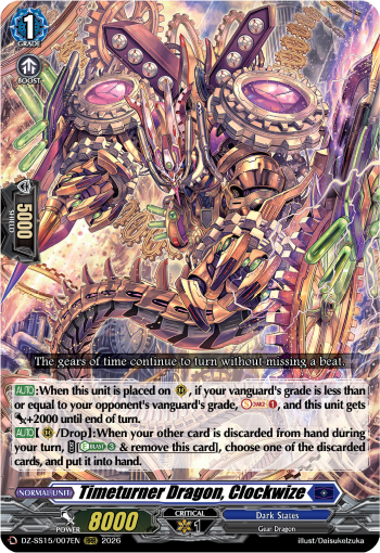Timeturner Dragon, Clockwize (RRR)