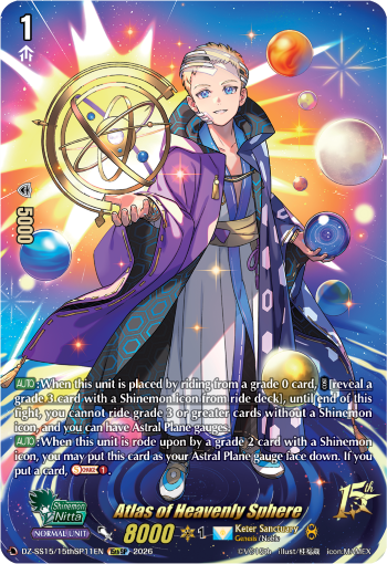 Atlas of Heavenly Sphere (15thSP)