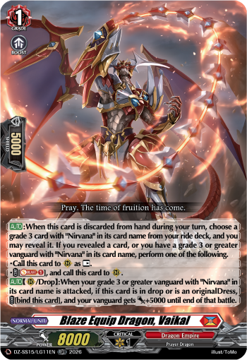 Blaze Equip Dragon, Vaikal (LGRR)