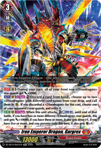 Iron Emperor Dragon, Gargrex (Re)