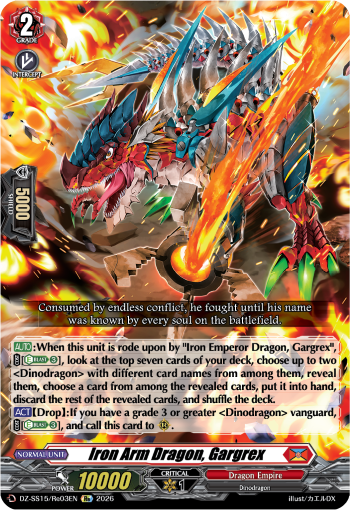 Iron Arm Dragon, Gargrex (Re)