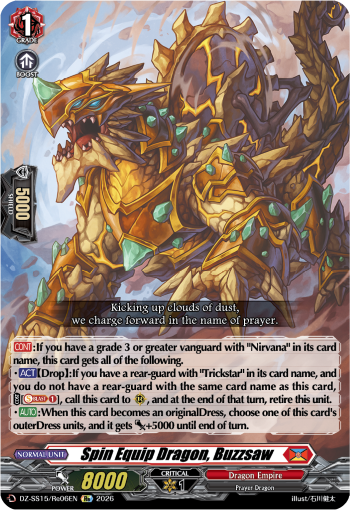 Spin Equip Dragon, Buzzsaw (Re)
