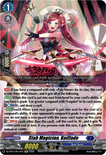 Stab Magician, Nilfade (Re)