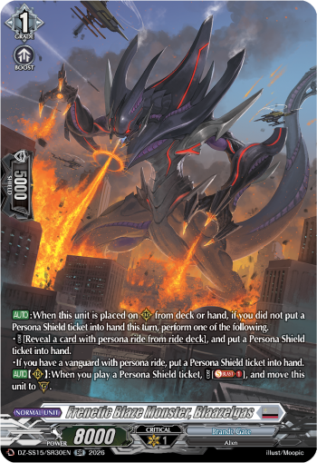 Frenetic Blaze Monster, Blaazelgas (SR)