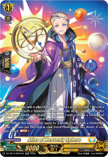 Atlas of Heavenly Sphere (SR)